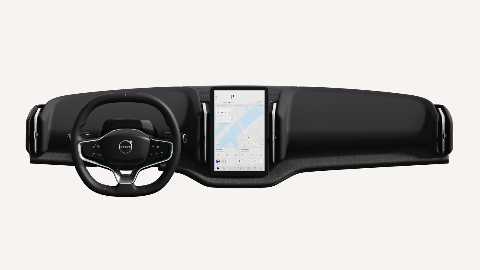 Official EX30 dashboard and steering wheel